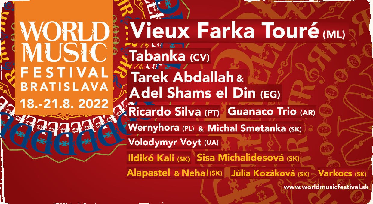 World Music Festival Bratislava – nové miesta, nové mená, nové zážitky