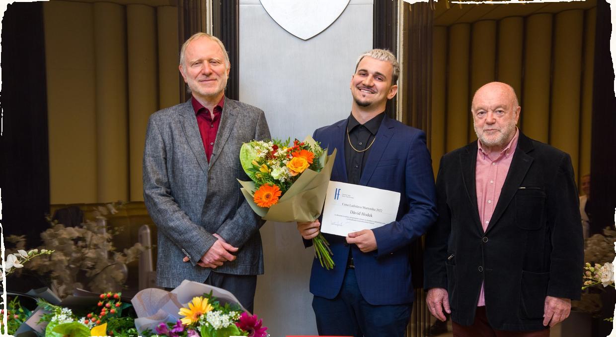 Cenu Ladislava Martoníka za rok 2022 získal David Hodek