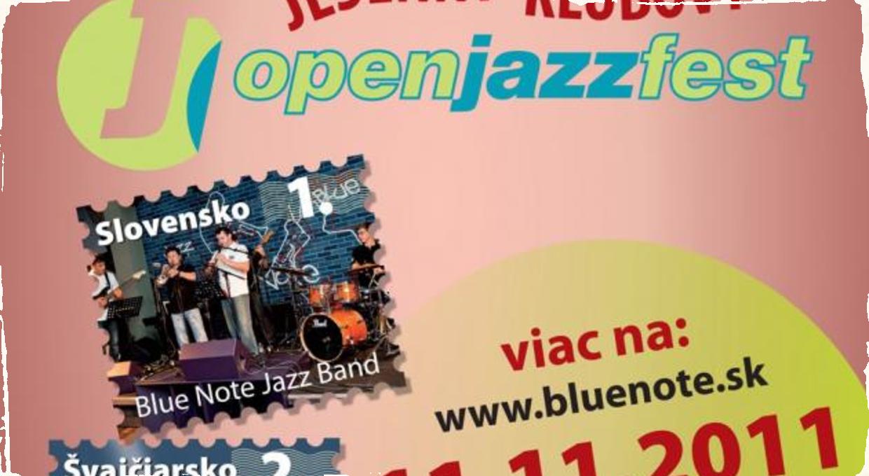 Jesenný open jazz fest v Blue Note klube
