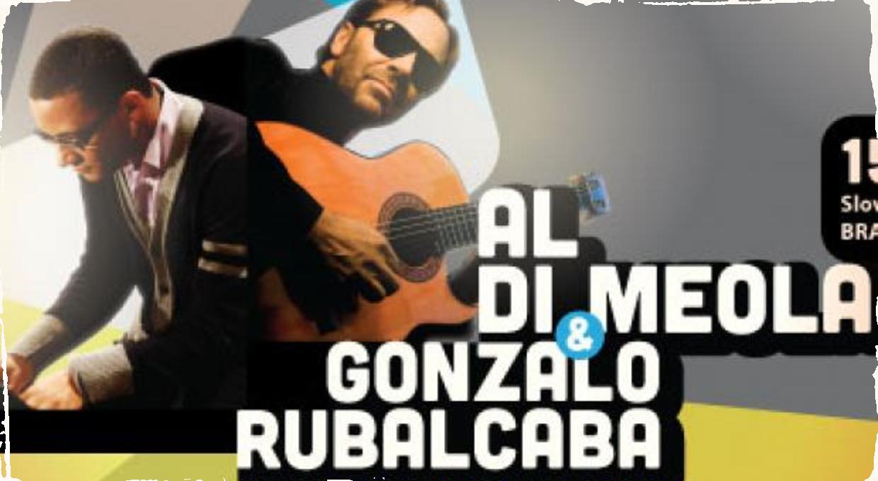 Súťaž o 3x2 lístky na duo Al Di Meola - Gonzalo Rubalcaba 