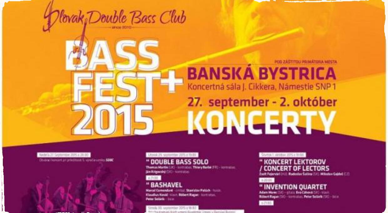 Bass Fest v Banskej Bystrici ponúka množstvo jazzových koncertov