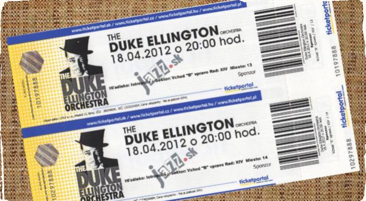 Súťaž o 1x2 lístky na koncert Duke Ellingtona v Bratislave
