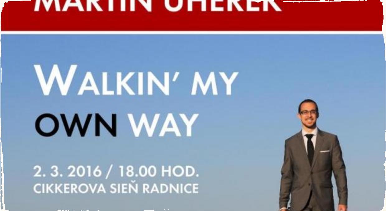 Saxofonista Martin Uherek tento týždeň pokrstí svoje debutové CD - Walkin' My Own Way